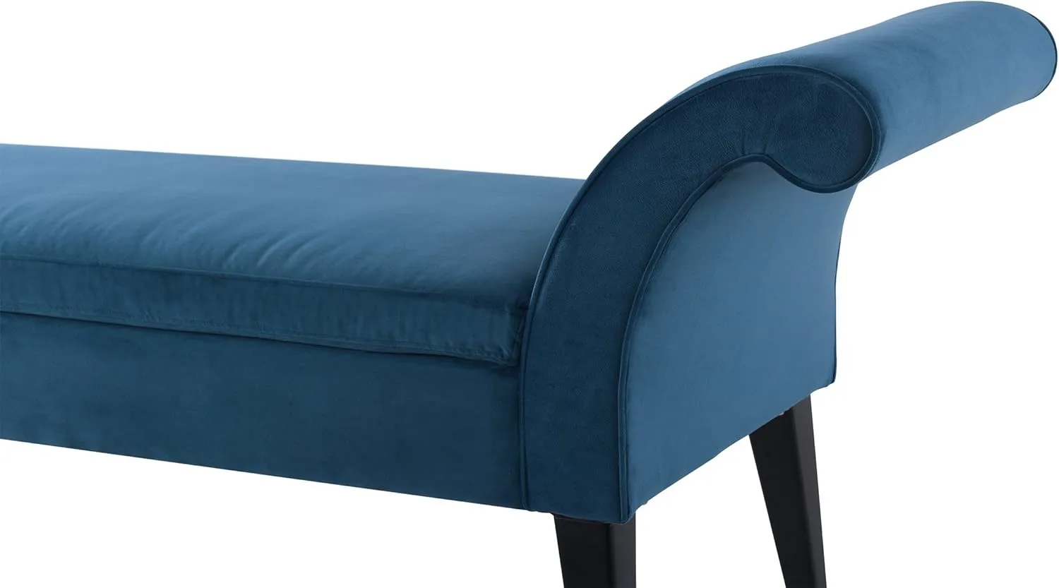 Jennifer Taylor Home Alexis Flared Arm Entryway Bench, Satin Teal