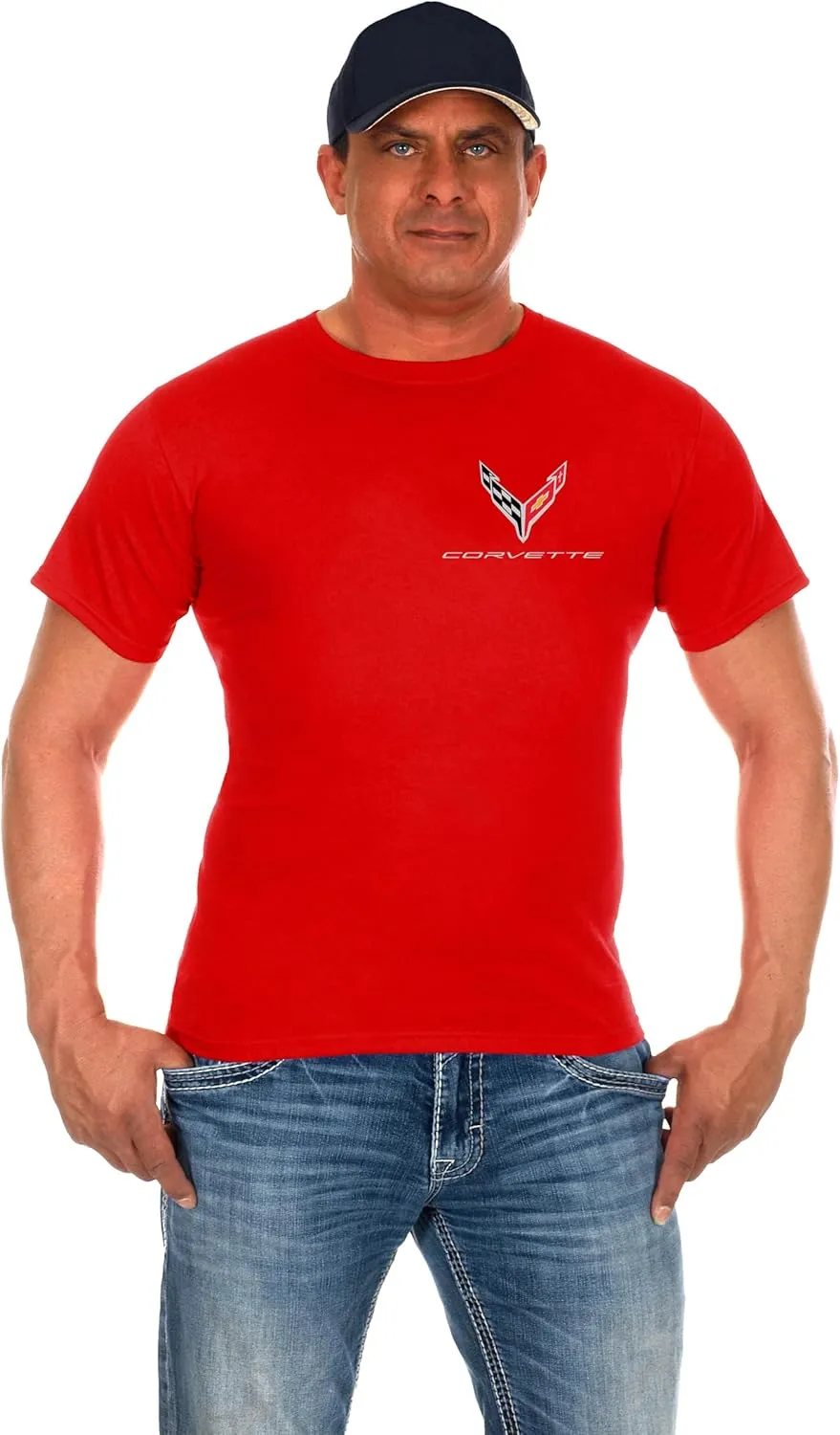 JH DESIGN GROUP Mens Corvette T-Shirt C8 C7 C6 C5 C4 C3 C2 C1 Collage Shirt