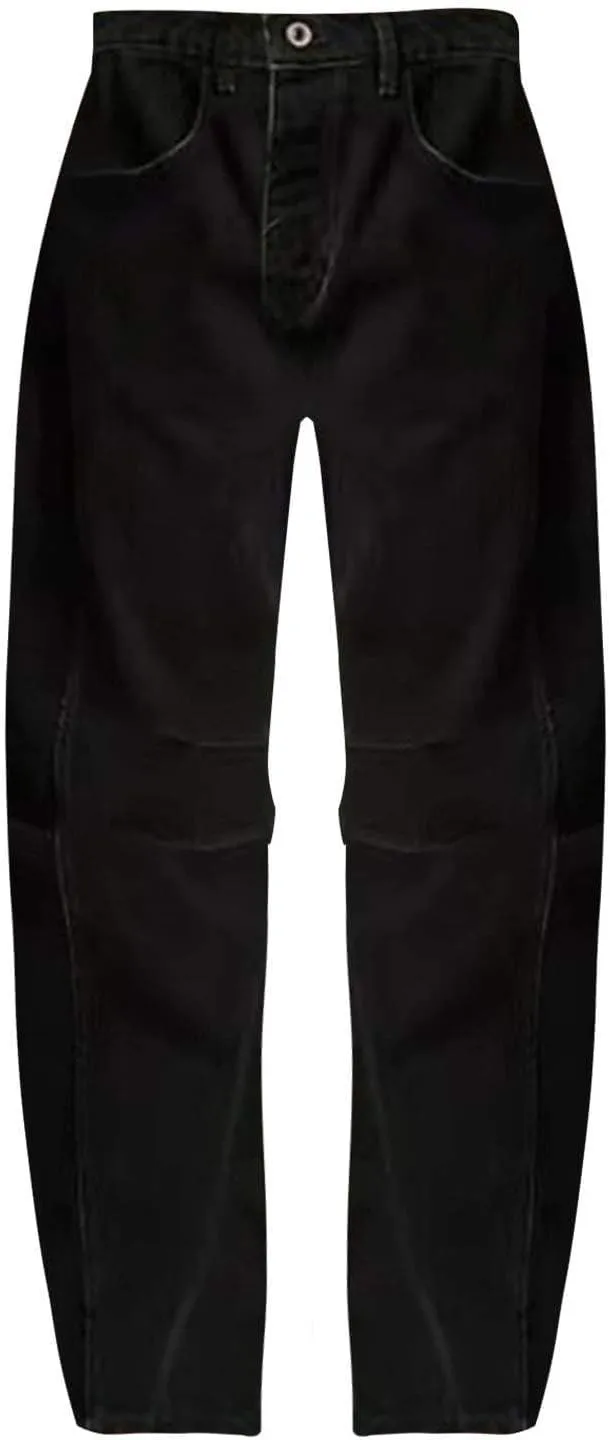 JOFOW Oprah Pants Tummy Control Sailor Wide Leg Trouser oprah's Favorite Jeans Wide Leg Cropped Jeans for Women