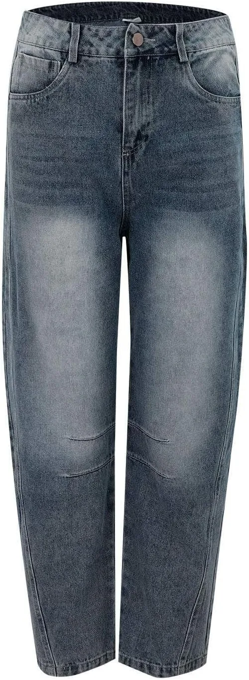 JOFOW Oprah Pants Tummy Control Sailor Wide Leg Trouser oprah's Favorite Jeans Wide Leg Cropped Jeans for Women