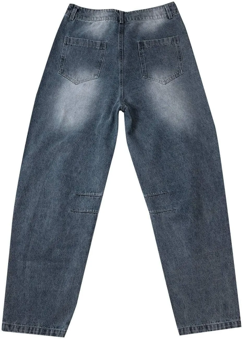 JOFOW Oprah Pants Tummy Control Sailor Wide Leg Trouser oprah's Favorite Jeans Wide Leg Cropped Jeans for Women