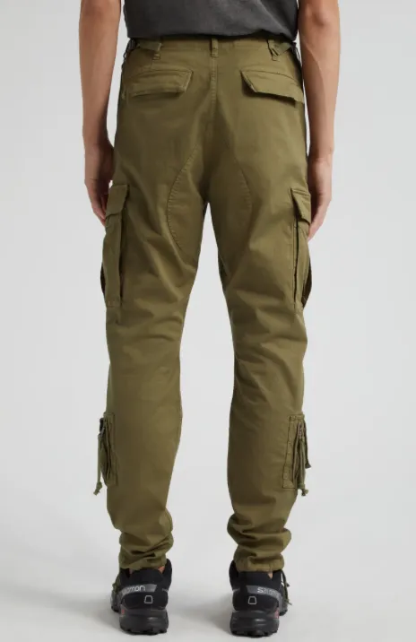 John Elliott Cotton Stretch Twill Tactical Cargo Pants