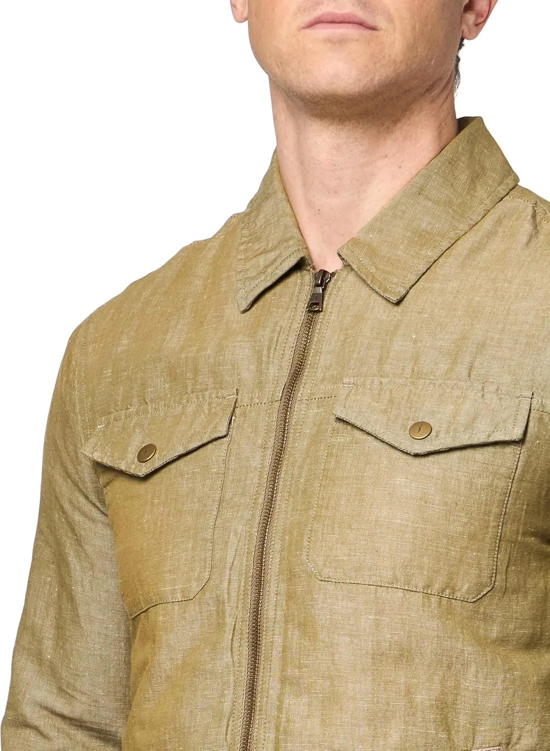 John Varvatos Men's Santiago Shirt Jacket