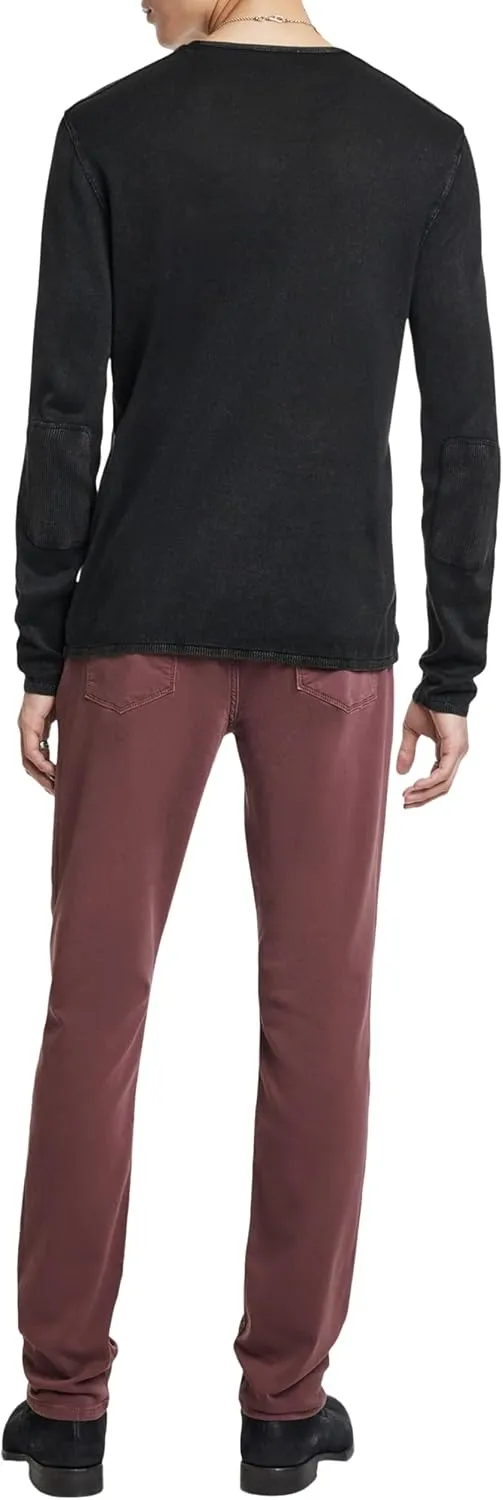 John Varvatos Men's Slim Fit Winter Garment Dyed Denim