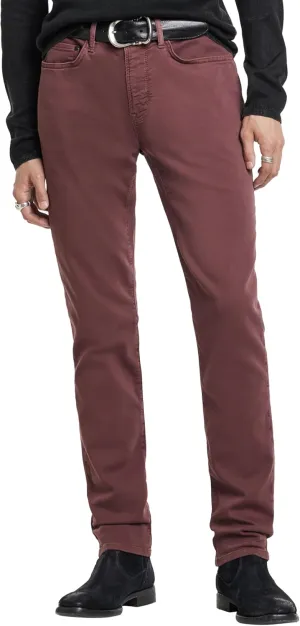 John Varvatos Men's Slim Fit Winter Garment Dyed Denim