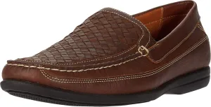 Johnston & Murphy Locklin Woven Venetian Tan Oiled Full Grain 9 M (D)