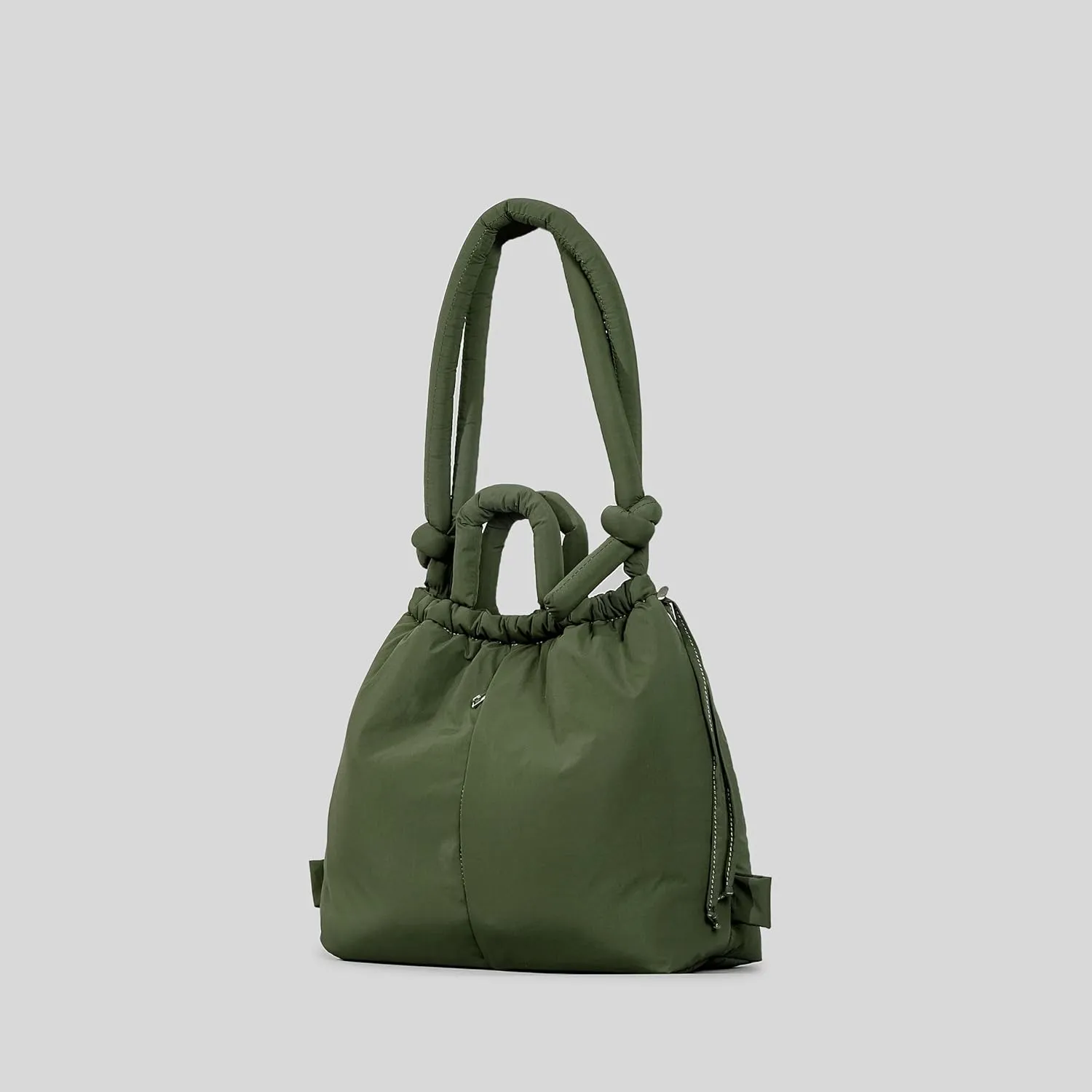 JOLLQUE Puffer Tote Bag for Women,Winter Backpack Handbag,Lightweight Autumn Puffy Carry On Work Bag,Padded Shoulder Bag