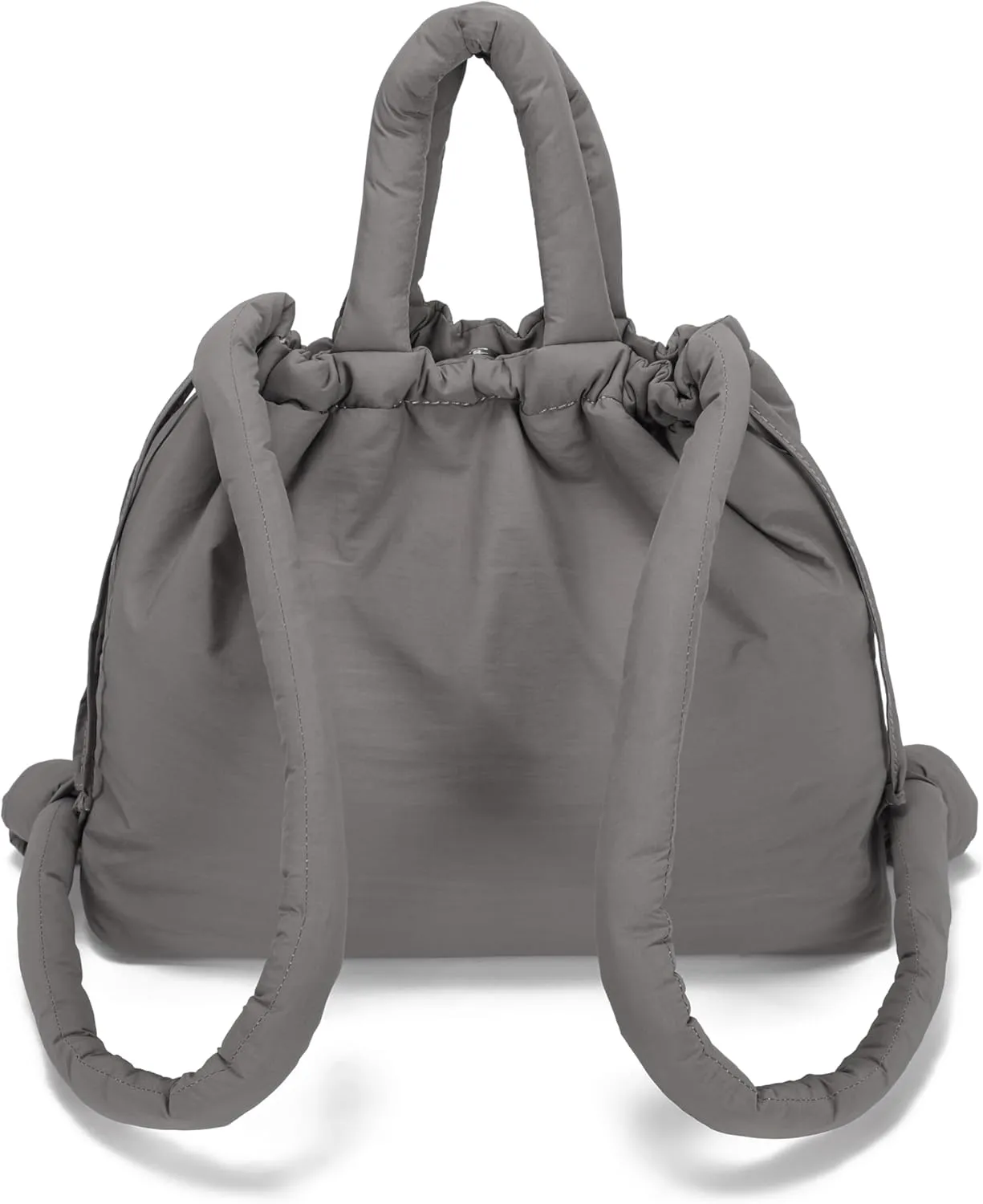 JOLLQUE Puffer Tote Bag for Women,Winter Backpack Handbag,Lightweight Autumn Puffy Carry On Work Bag,Padded Shoulder Bag