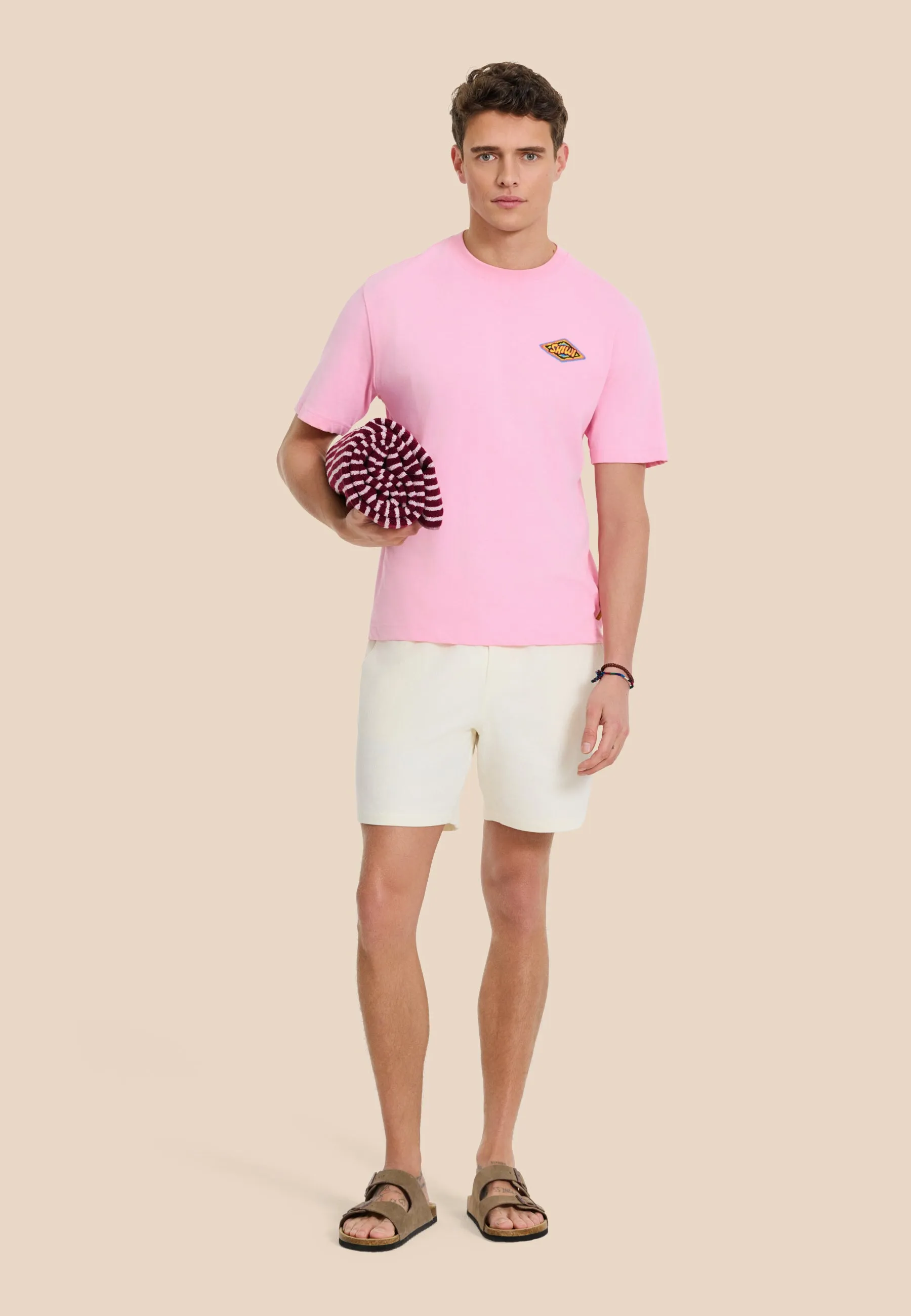 JOSH shorts crepe structure | white