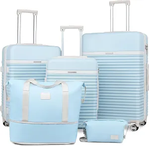 Joyway Luggage 3 Piece Luggage Sets Hardside Expandable Carry On Suitcase Set with Spinner Wheel, Lightweight Rolling Suitcase with TSA Lock