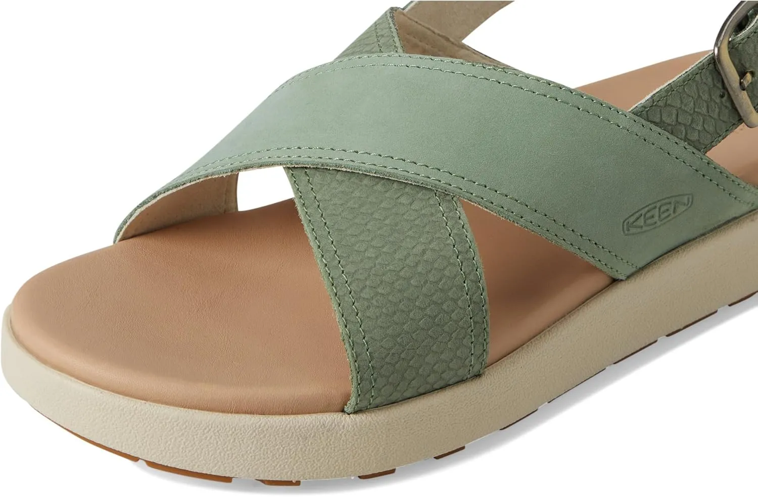 KEEN Womens Elle Luxe Cross Strap Cute Comfortable Leather