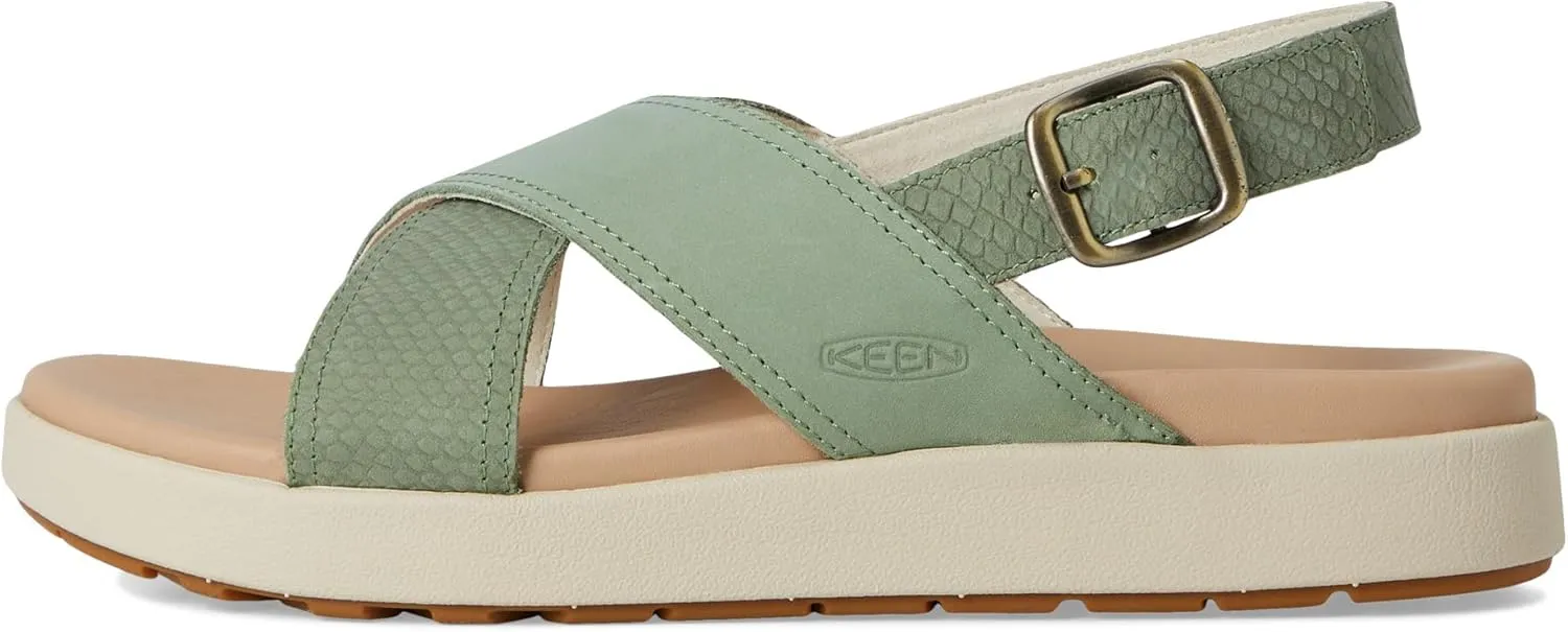 KEEN Womens Elle Luxe Cross Strap Cute Comfortable Leather