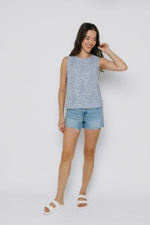 Keri-Sleeveless Woven Shell