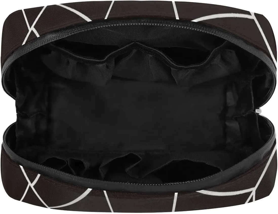 Kids Toiletry Bag for Boys, Small Cute Wash Bag for Little Young Boys Waterproof Cosmetic Weekender Bag Toddler Traveling Toiletries (Black Spider Web)