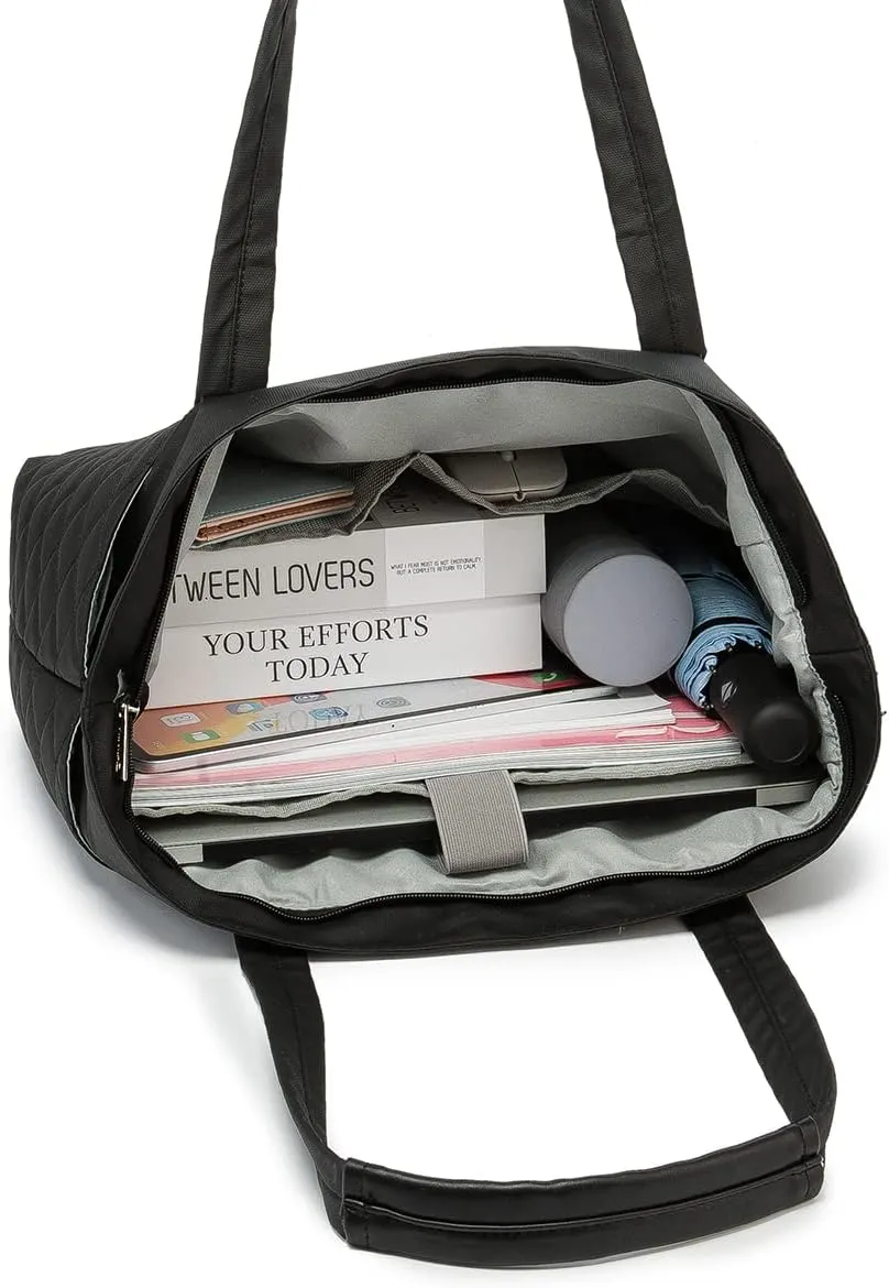 Kinmac Women's Laptop Tote Bag Top Handle Handbag Work Bag for Laptop Computer Up to 15.6 inch