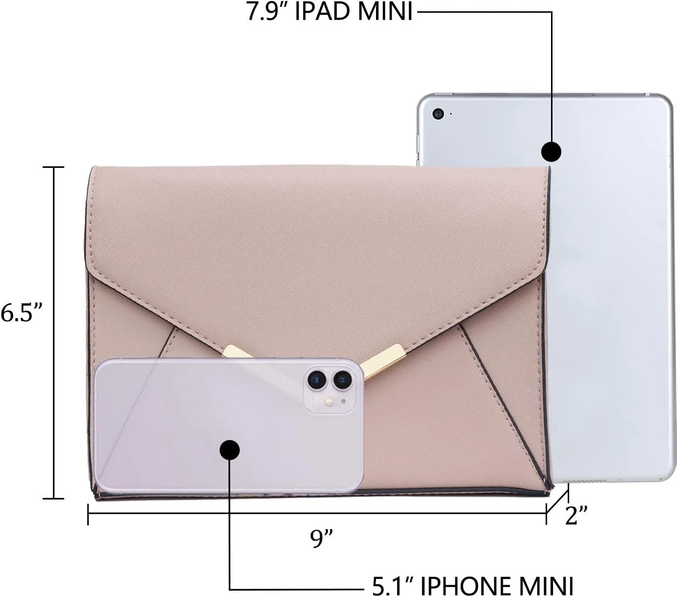 KKXIU Women Elegant Faux Leather Evening Envelope Clutch Purse Foldover Bags for Party Wedding Prom