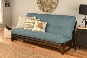 Kodiak Aspen Full-Size Futon Mattress, Blue Linen