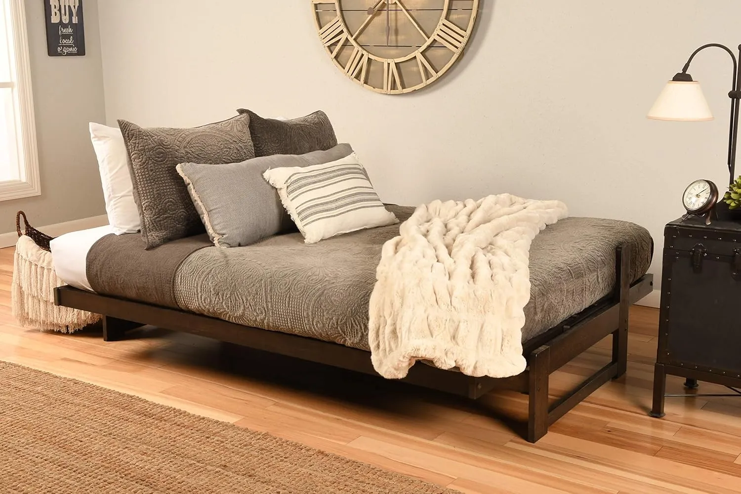 Kodiak Aspen Full-Size Futon Mattress, Blue Linen