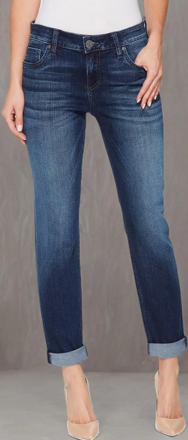 KUT from the Kloth™ Catherine Boyfriend Women’s Jeans – Blended Fabric – Mid Rise – Five Pocket Design