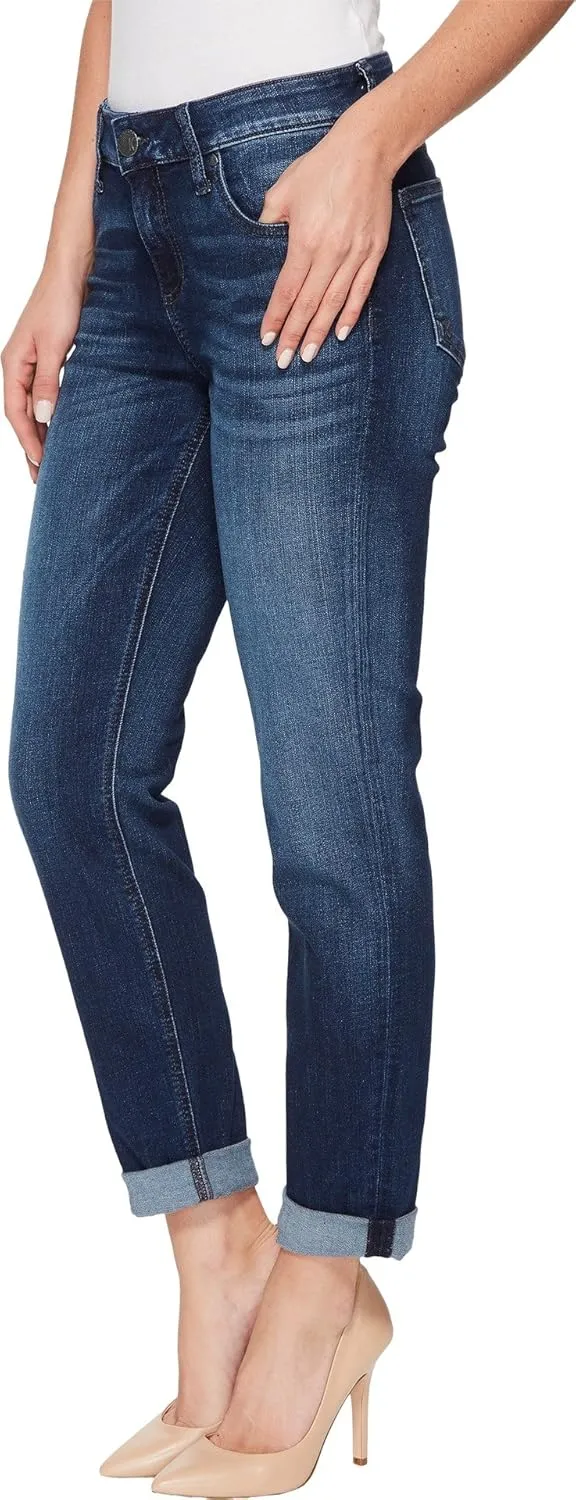KUT from the Kloth™ Catherine Boyfriend Women’s Jeans – Blended Fabric – Mid Rise – Five Pocket Design