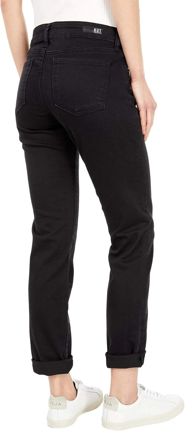 KUT from the Kloth™ Catherine Boyfriend Women’s Jeans – Blended Fabric – Mid Rise – Five Pocket Design