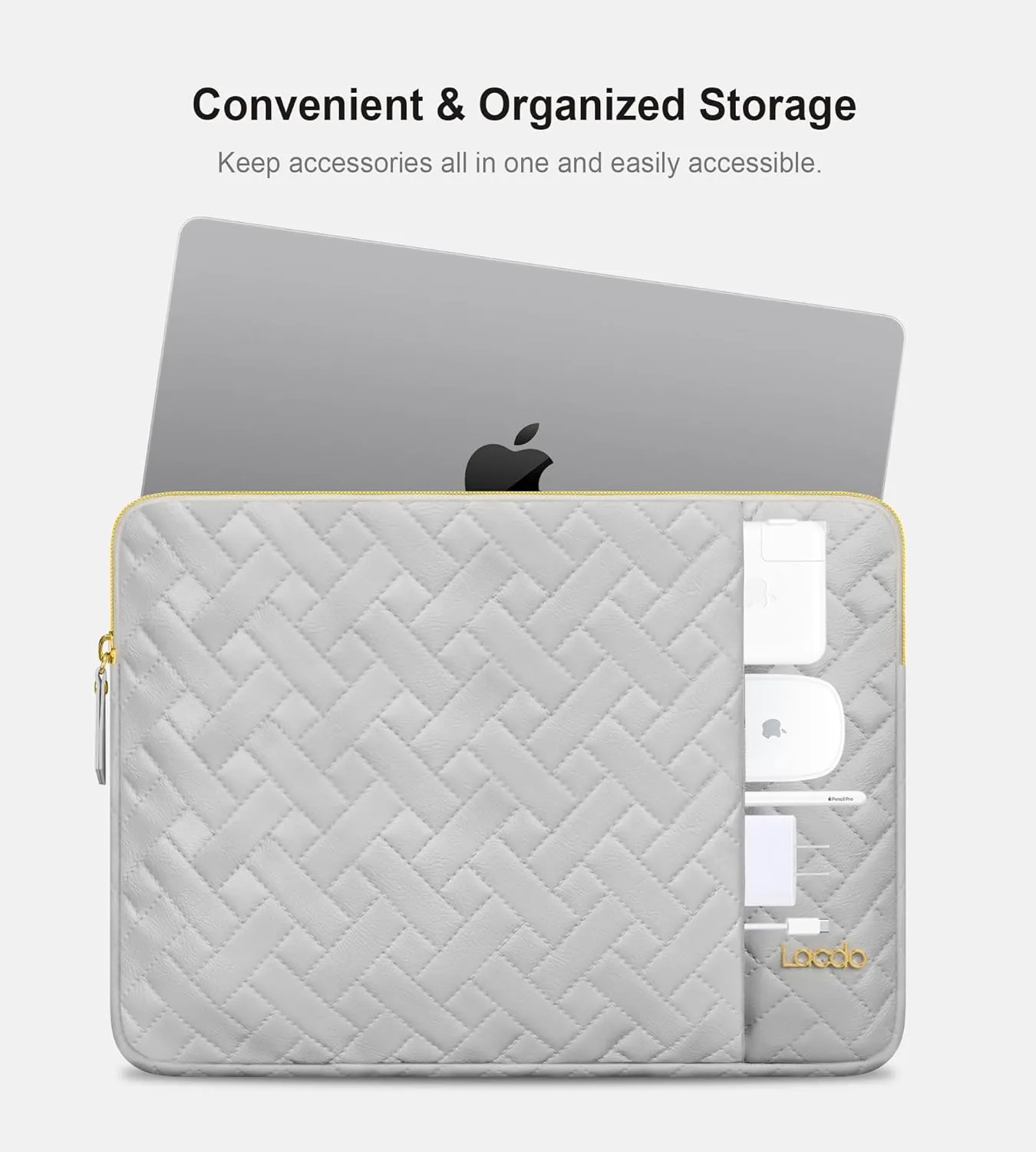Lacdo Laptop Sleeve Case for 14 inch New MacBook Pro M4/M3/M2/M1 Chips Pro Max A3112 A3401 A3185 A2918 A2992 A2779 2024-2021, 13.8" Surface Laptop 7th, 13.5" Surface Laptops 6 5 4 3 Computer Bag, Gray
