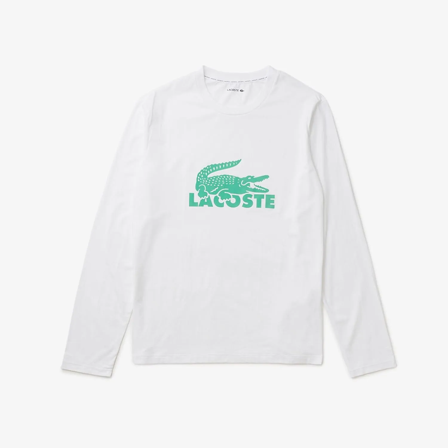 Lacoste Men's Velvet Logo Long Pajama Set