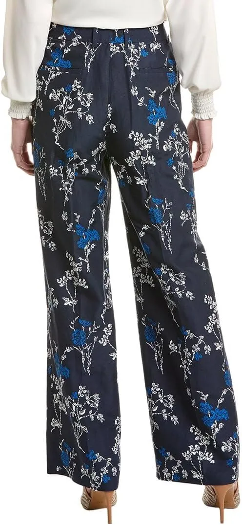 Lafayette 148 New York Gates Silk & Linen-Blend Pant