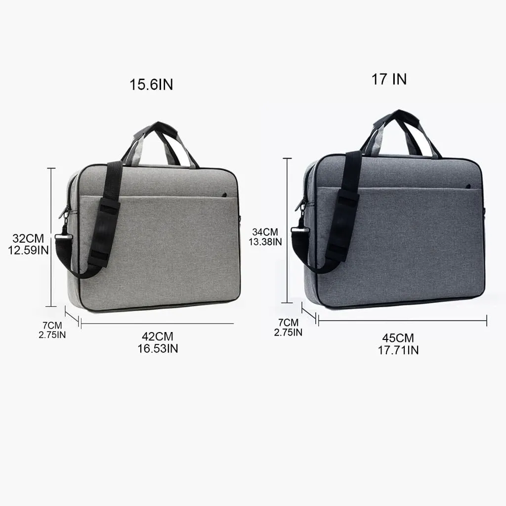 Laptop Bag 15.6 17 inch Sleeve for Case with Shoulder Straps Handbag Computer Notebook Shockproof Protective B