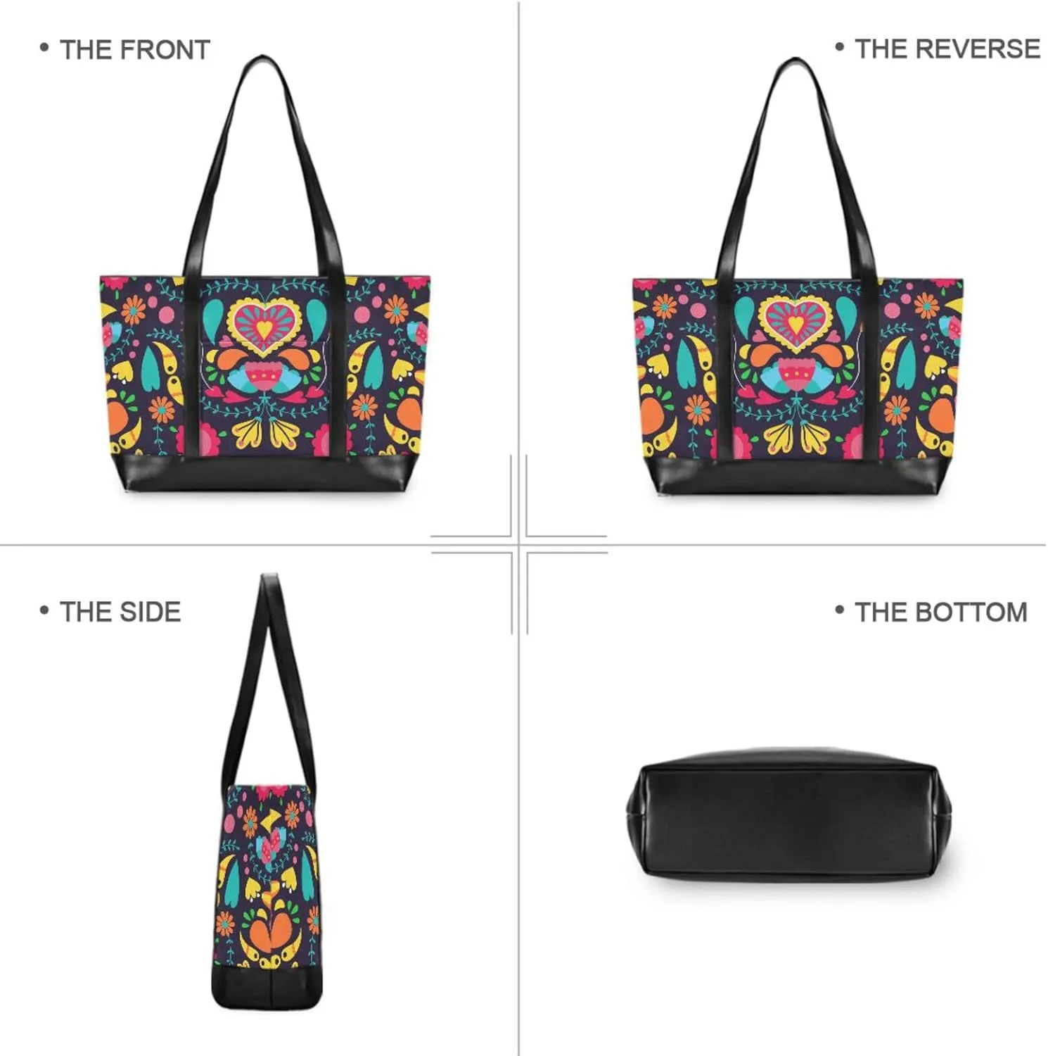 Laptop Tote Bag for Women 15.6in Tote Bag Laptop Compartment Work Bag Office Computer Teacher Travel Shoulder Bag