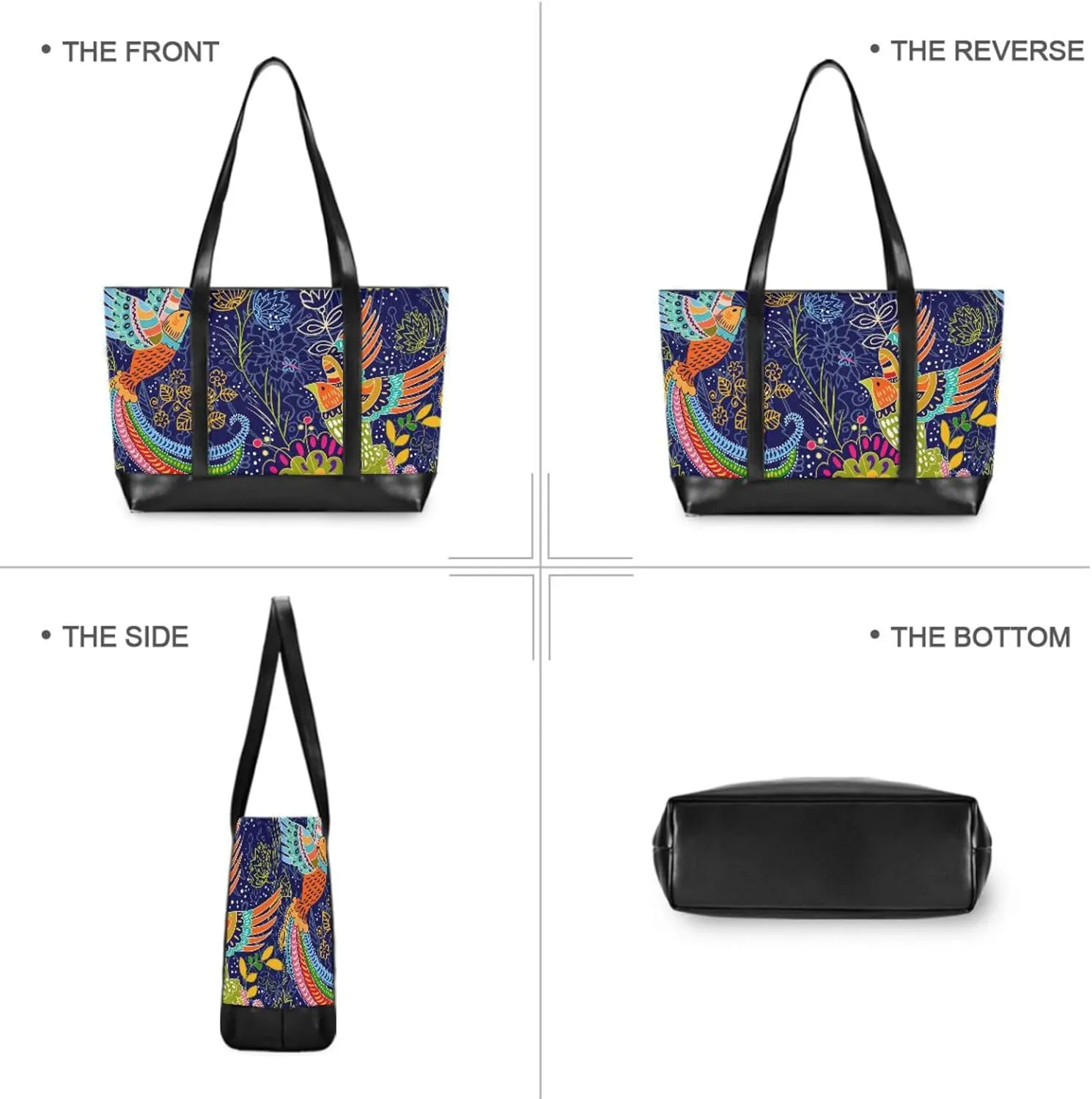 Laptop Tote Bag for Women 15.6in Tote Bag Laptop Compartment Work Bag Office Computer Teacher Travel Shoulder Bag