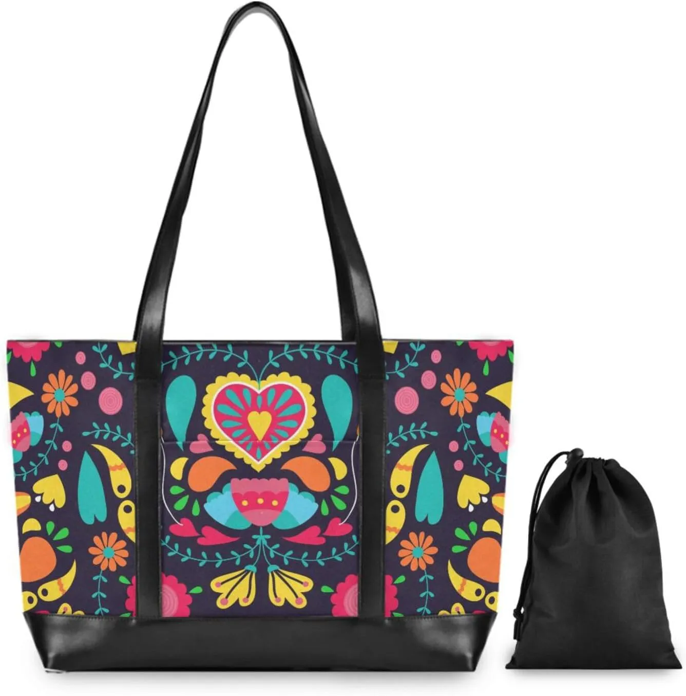 Laptop Tote Bag for Women 15.6in Tote Bag Laptop Compartment Work Bag Office Computer Teacher Travel Shoulder Bag