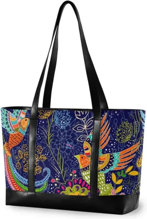 Laptop Tote Bag for Women 15.6in Tote Bag Laptop Compartment Work Bag Office Computer Teacher Travel Shoulder Bag