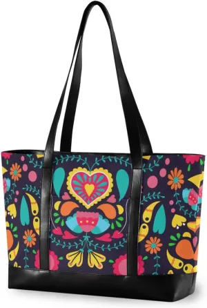 Laptop Tote Bag for Women 15.6in Tote Bag Laptop Compartment Work Bag Office Computer Teacher Travel Shoulder Bag