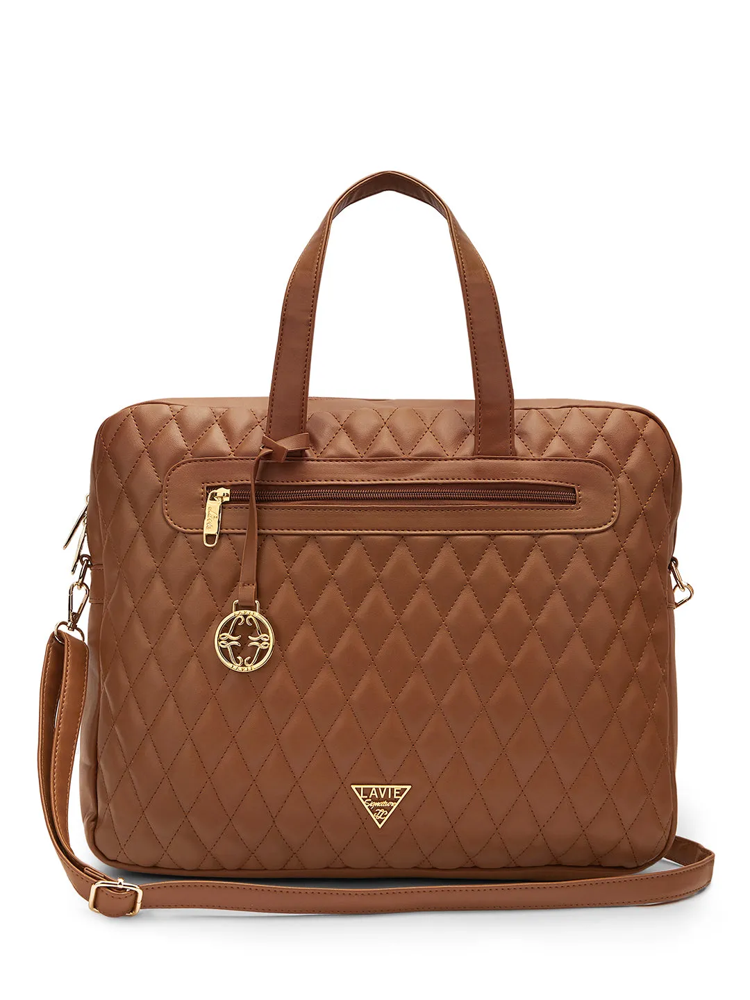Lavie Signature Arizona Large Off White Womens Laptop Bag