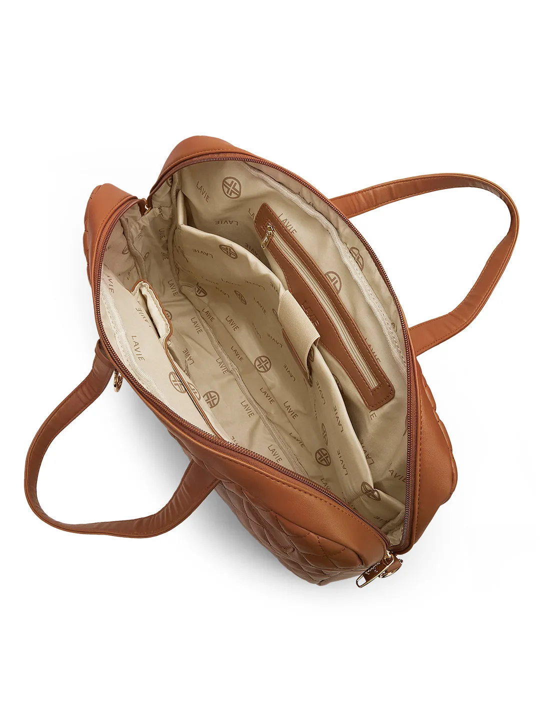 Lavie Signature Arizona Large Off White Womens Laptop Bag