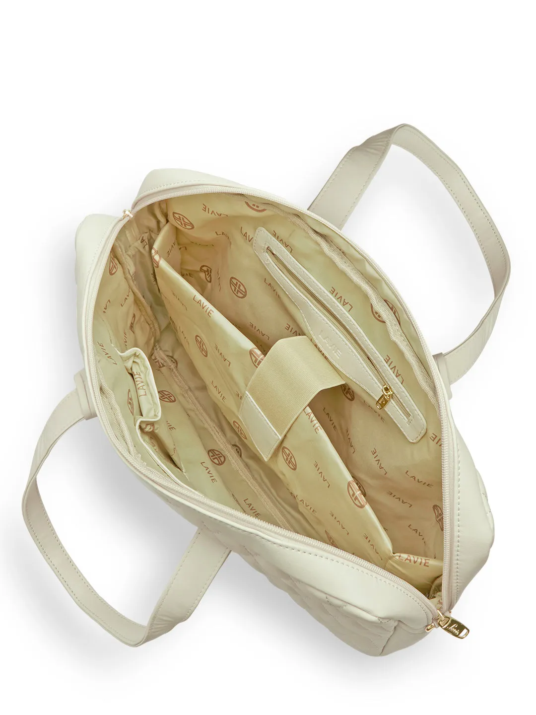 Lavie Signature Arizona Large Tan Womens Laptop Bag