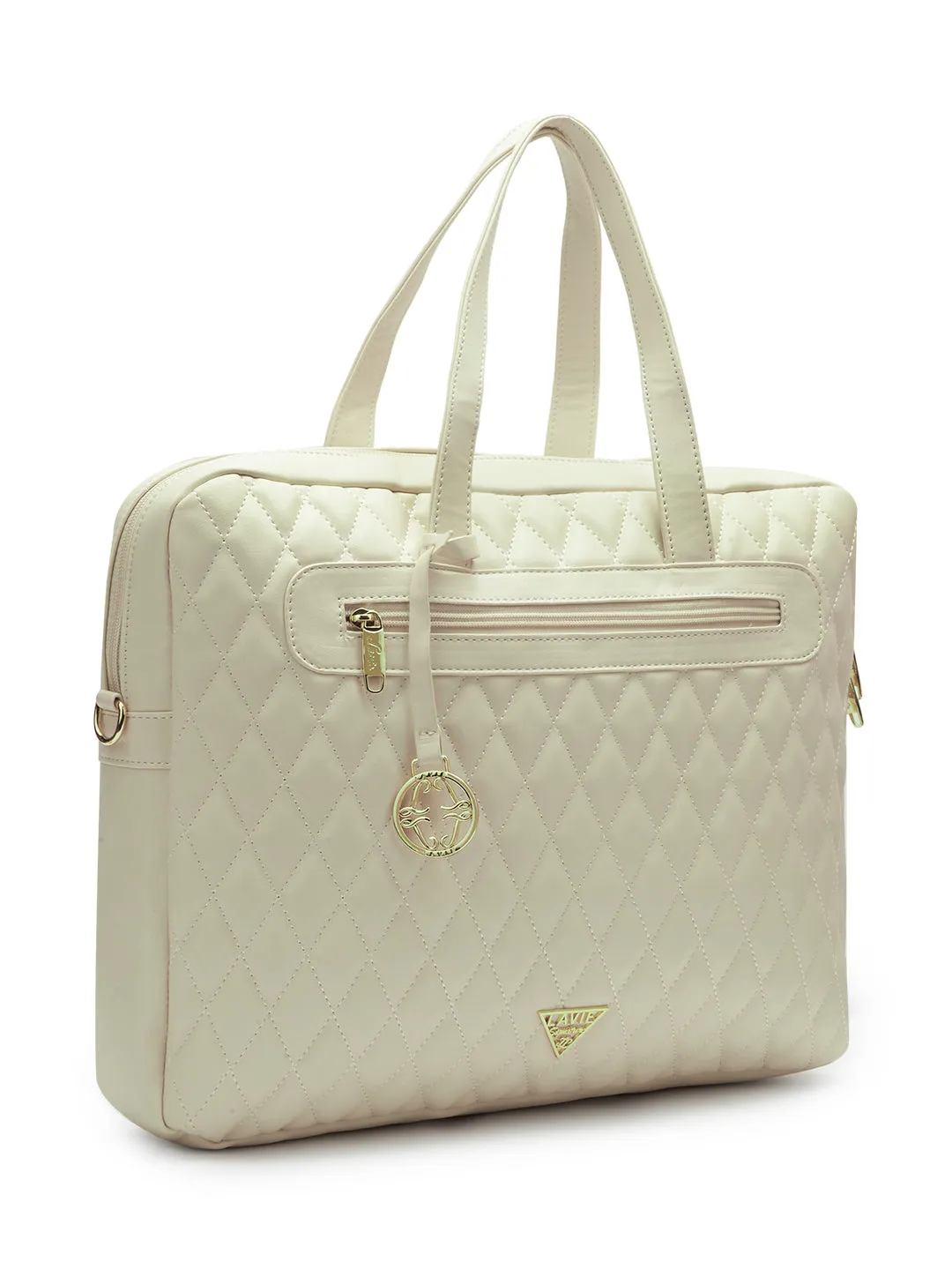Lavie Signature Arizona Large Tan Womens Laptop Bag