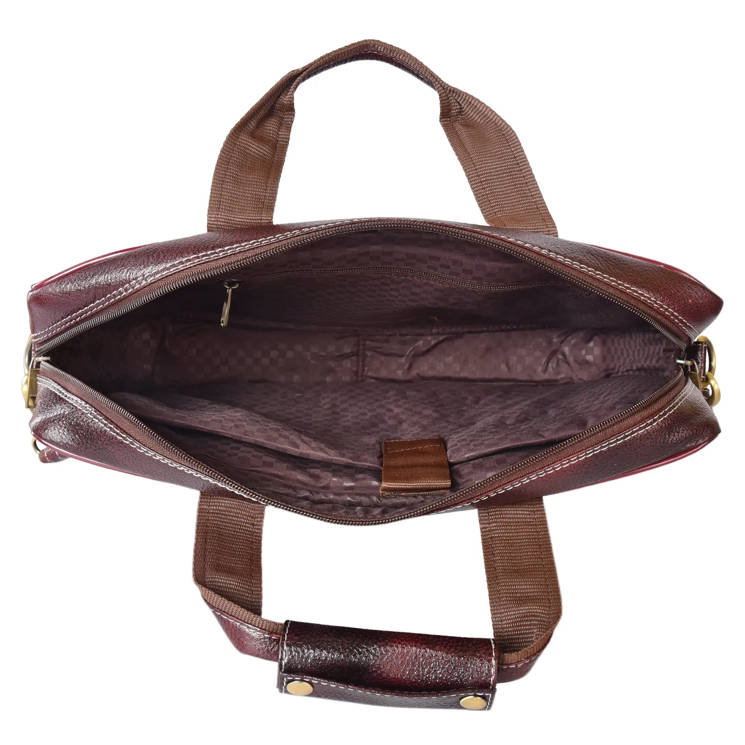 Leather Laptop Bag 36807 (Brown)