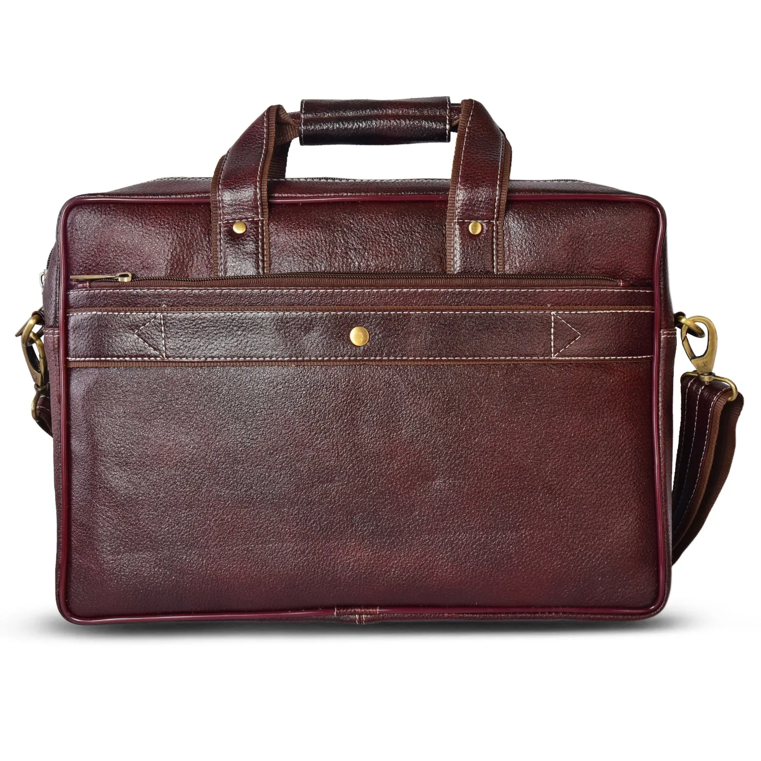 Leather Laptop Bag 36807 (Brown)