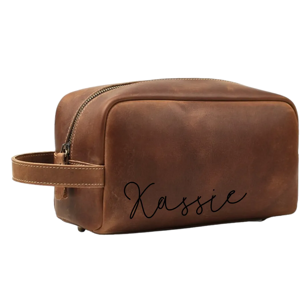 Leather Toiletry bag