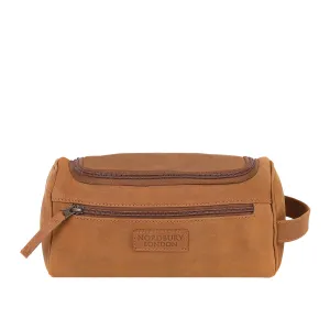 Leather Wash Bag 2017 - Light Brown