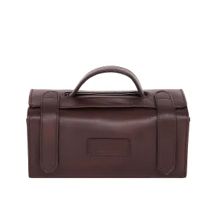 Leather Wash Bag 2018 - Antique Brown