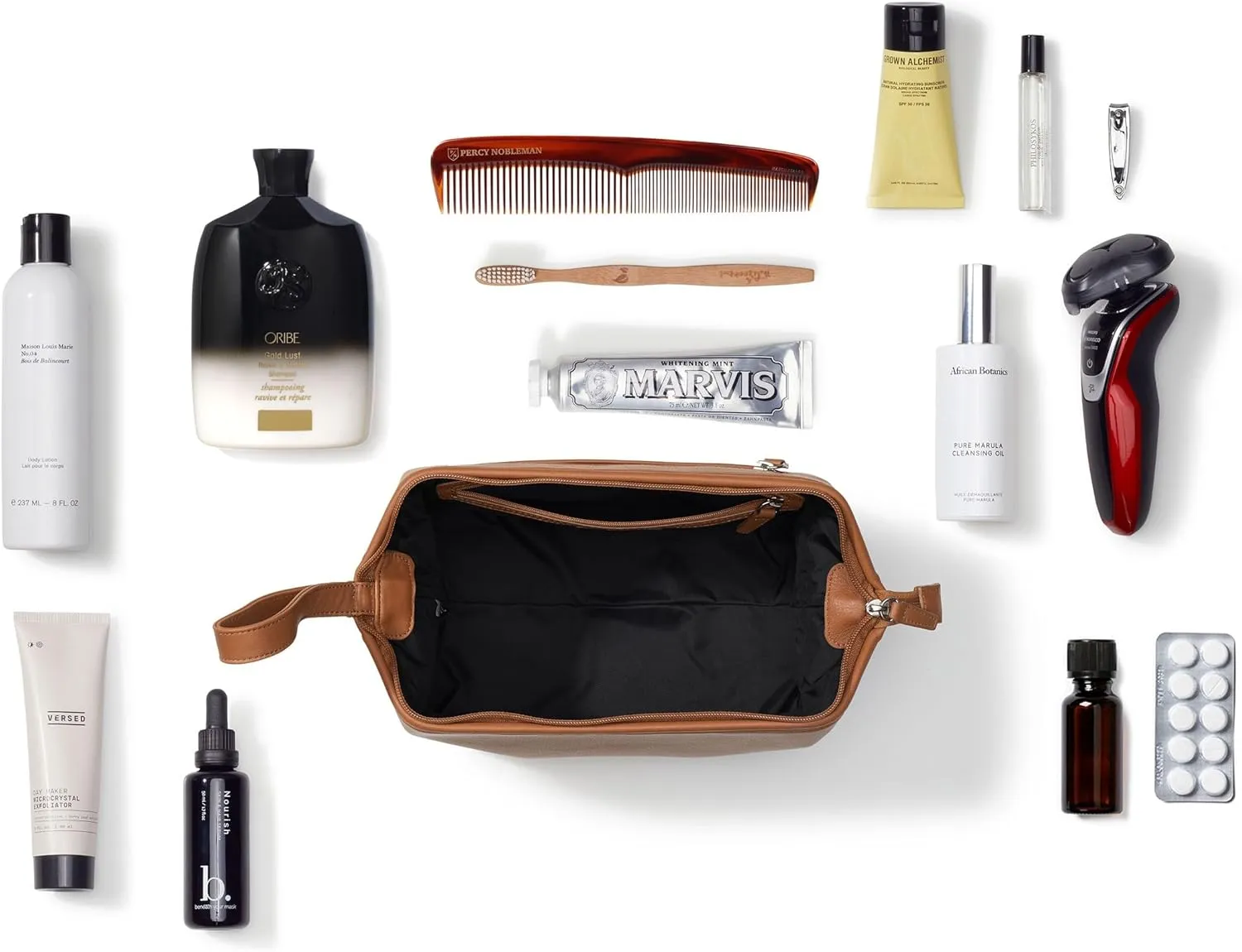 Leatherology Framed Toiletry Bag