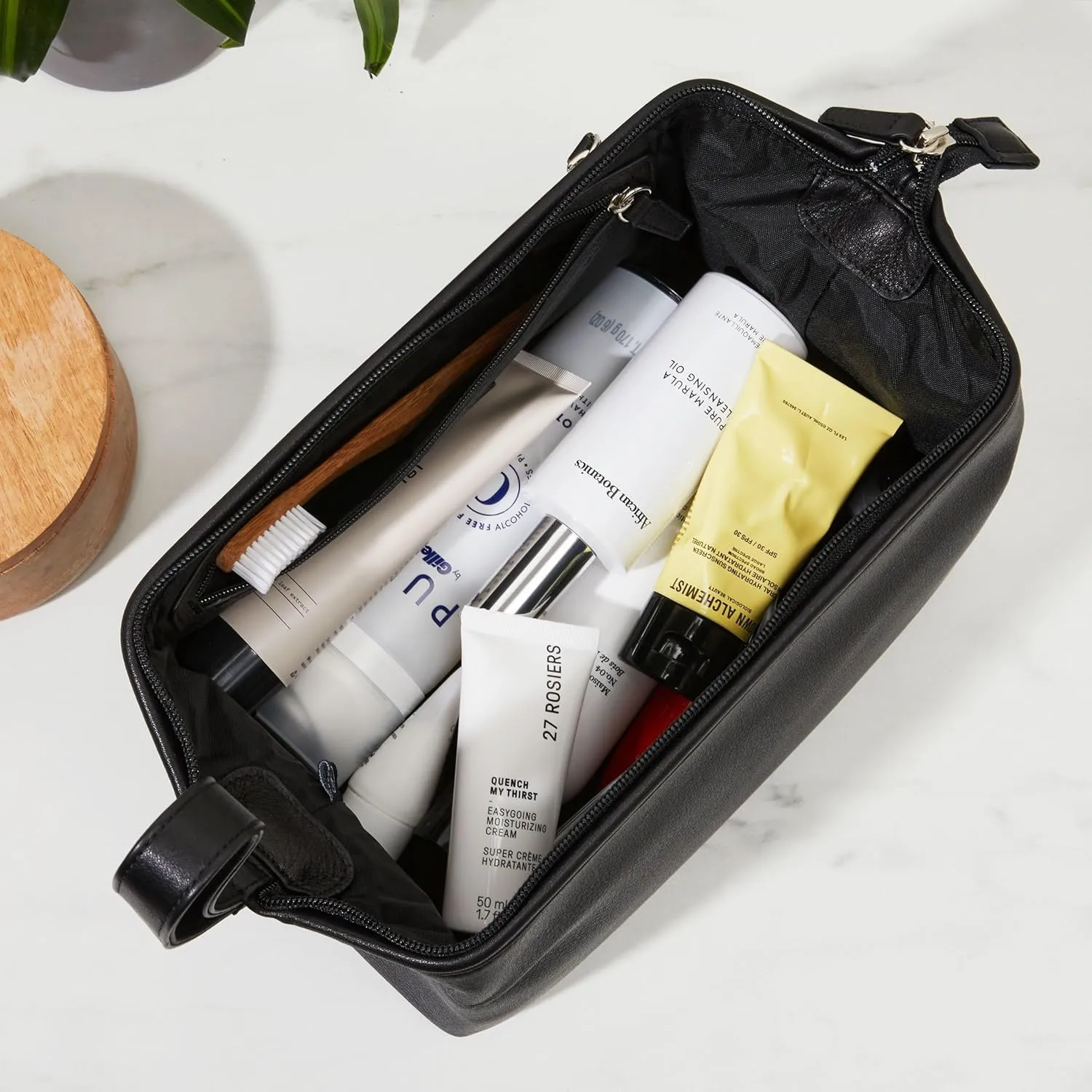 Leatherology Framed Toiletry Bag