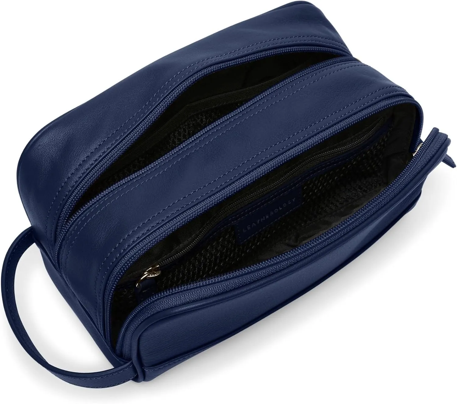 Leatherology Small Double Zip Toiletry Bag