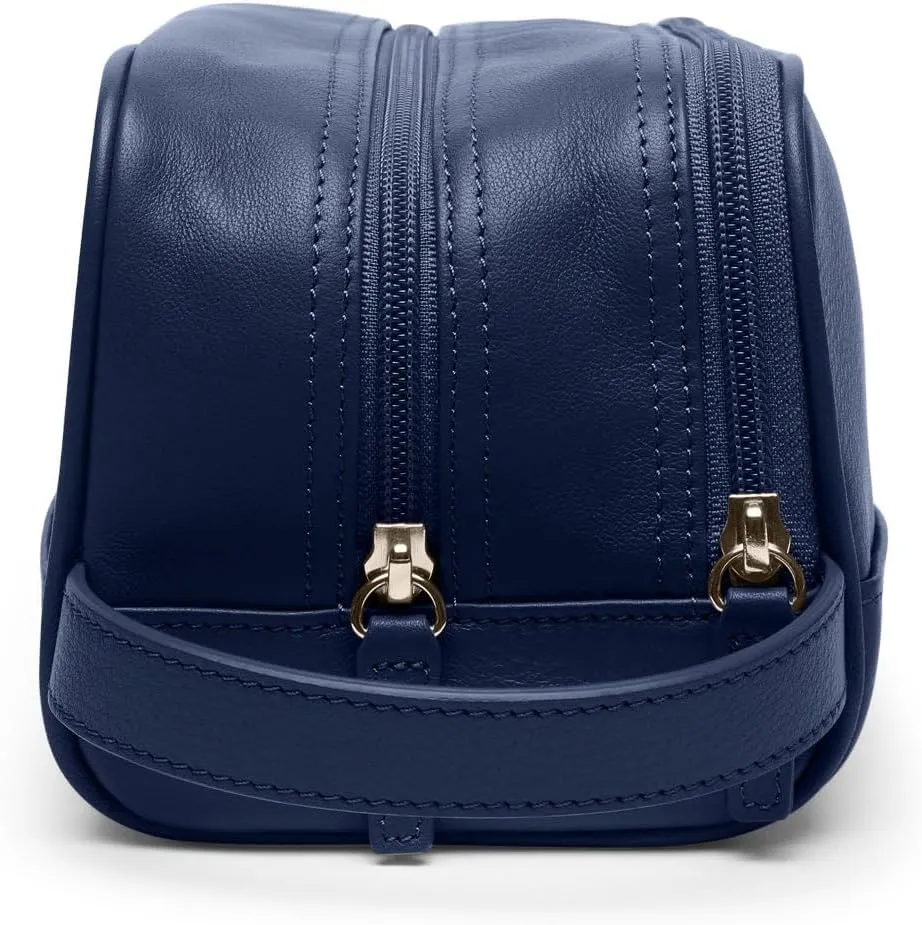 Leatherology Small Double Zip Toiletry Bag