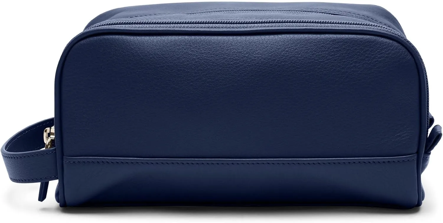 Leatherology Small Double Zip Toiletry Bag