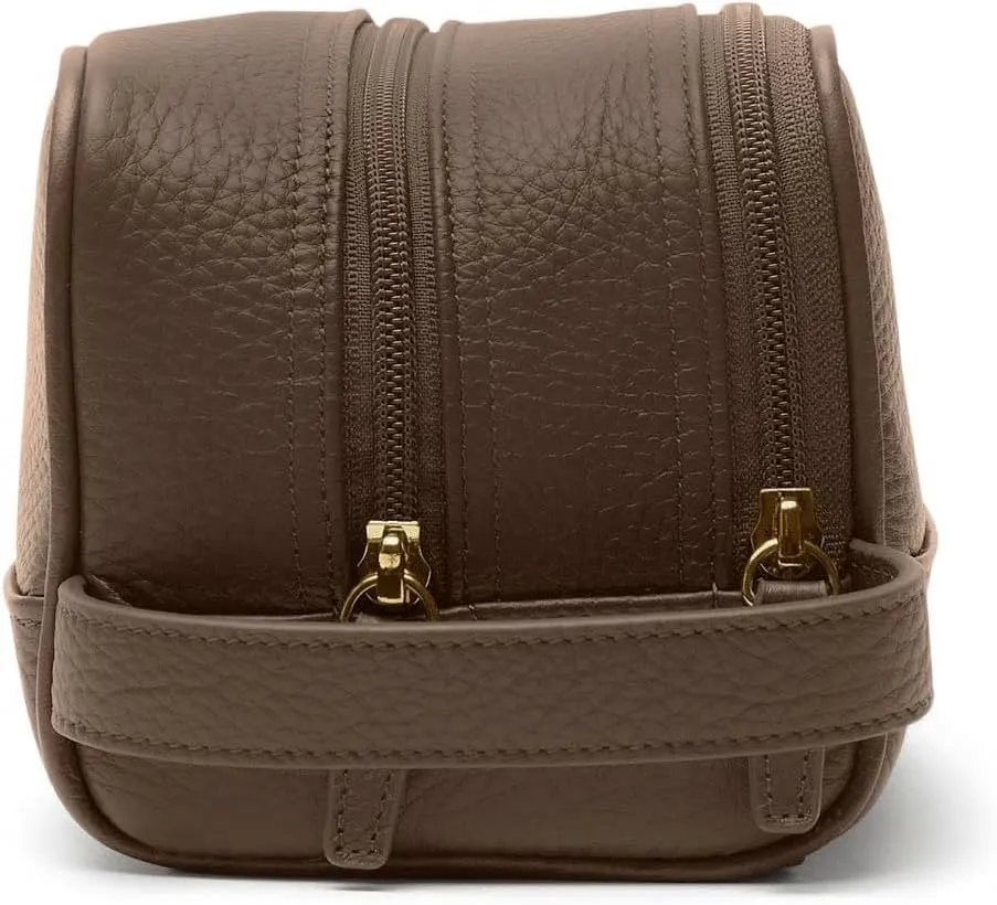 Leatherology Small Double Zip Toiletry Bag