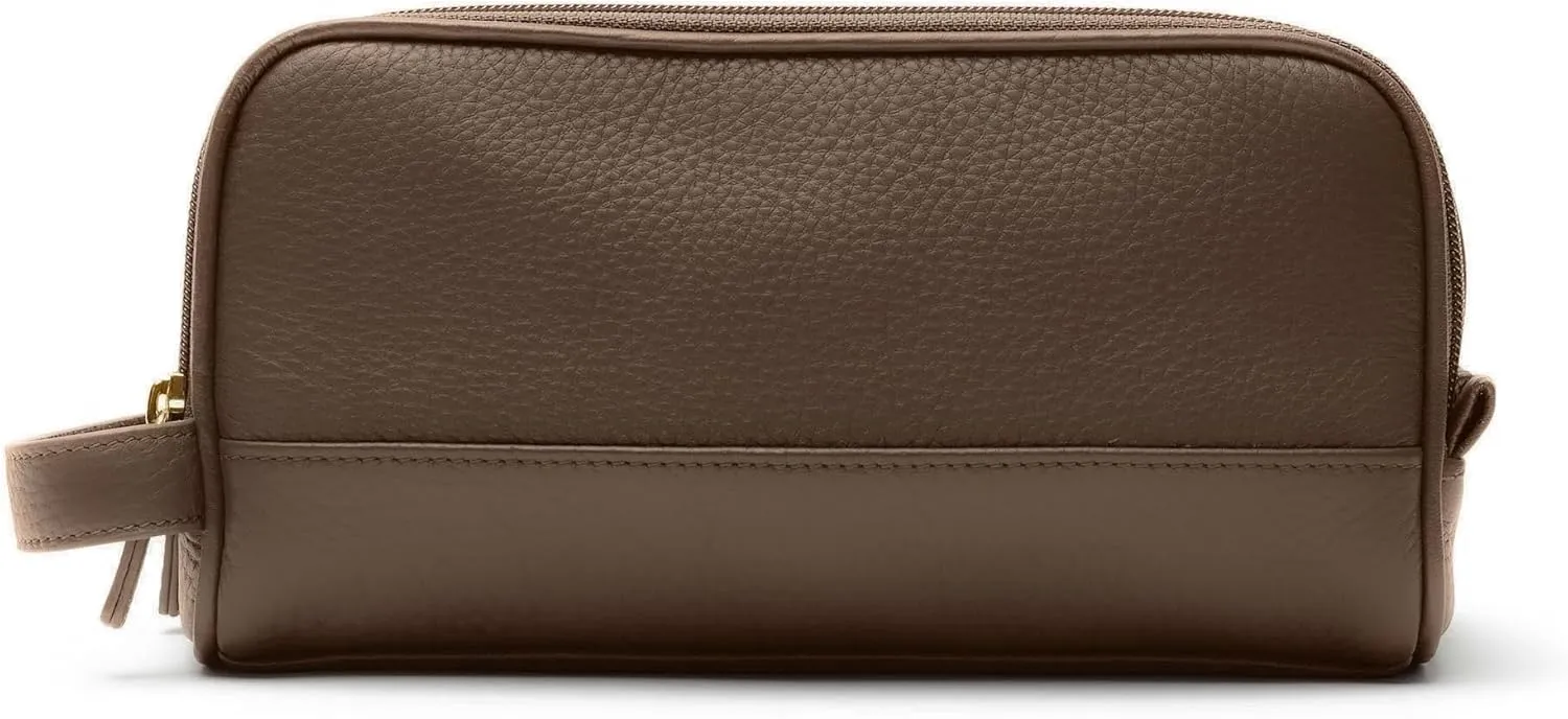 Leatherology Small Double Zip Toiletry Bag